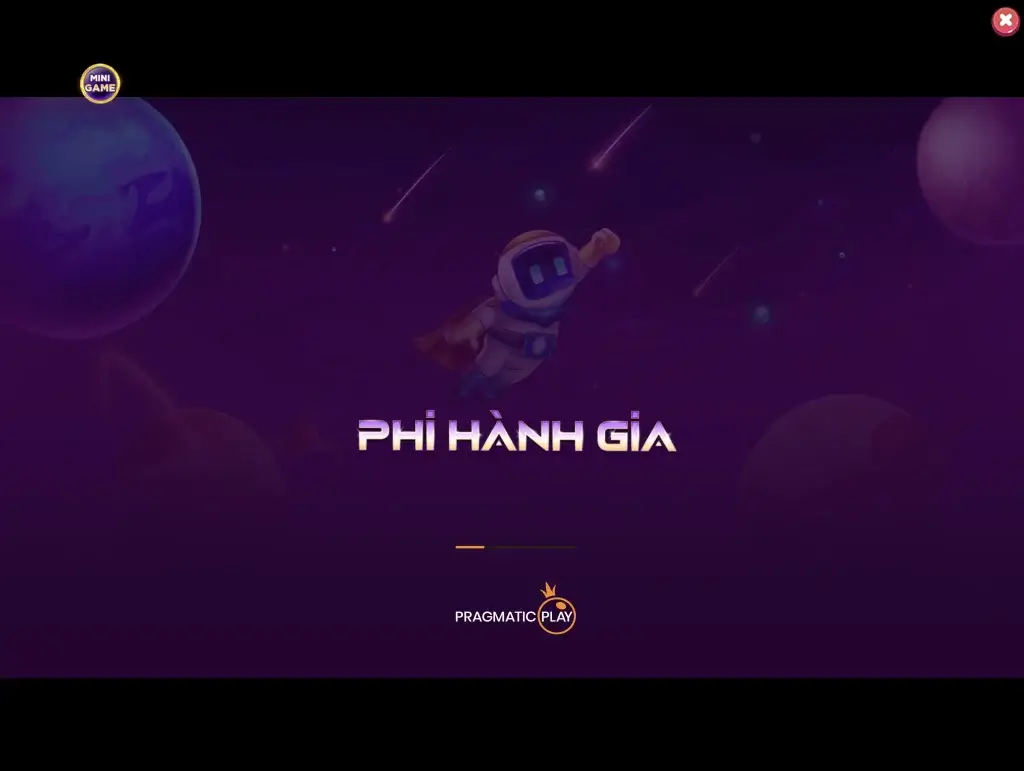 Phi Hành Gia (Spaceman) PP tại LC79 – màn hình mở đầu, game Crash 1.00×–5000×, auto cashout, rút 50%